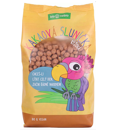 Bio kakaová sluníčka rýžová