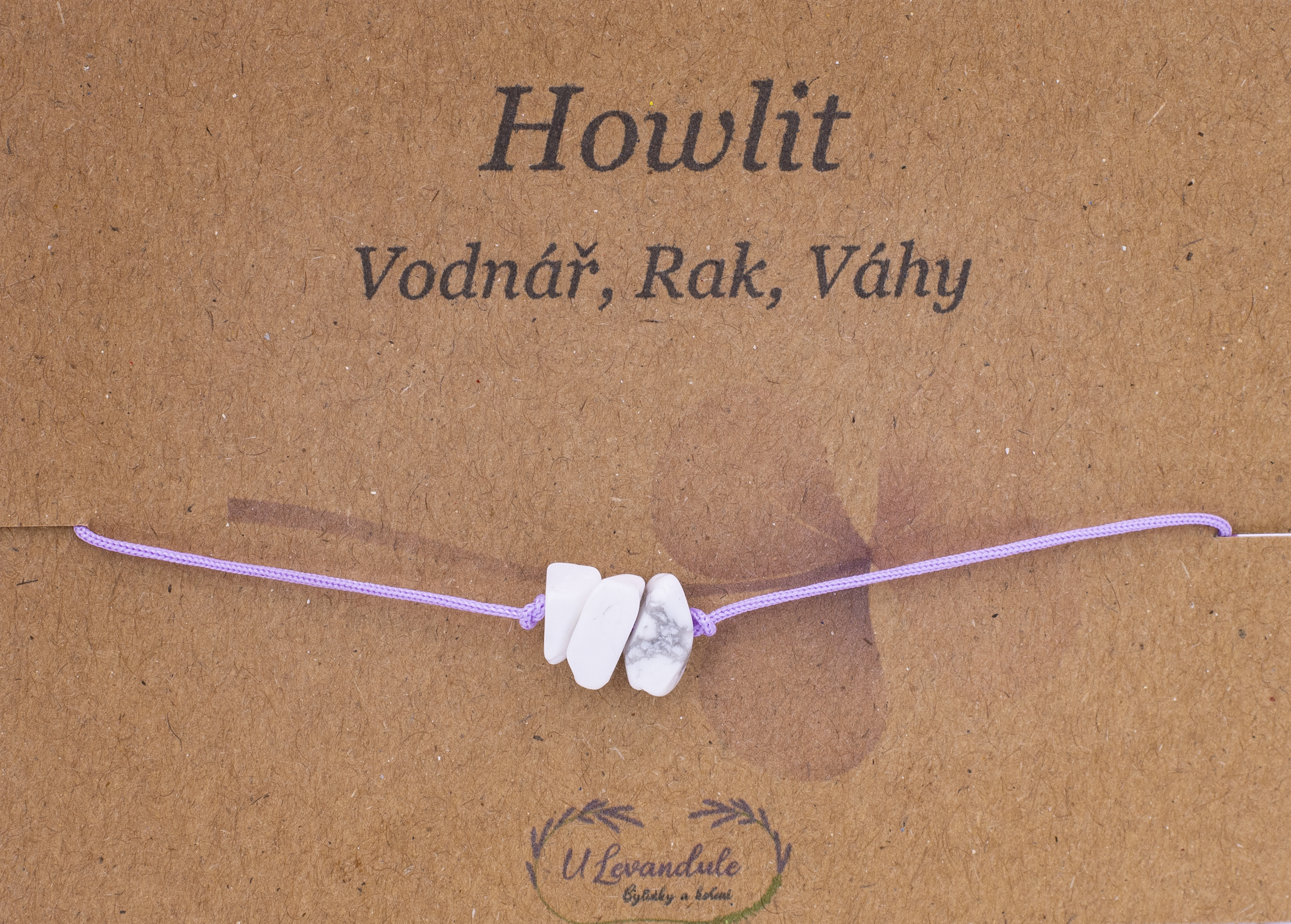 Šňůrkový náramek - Howlit