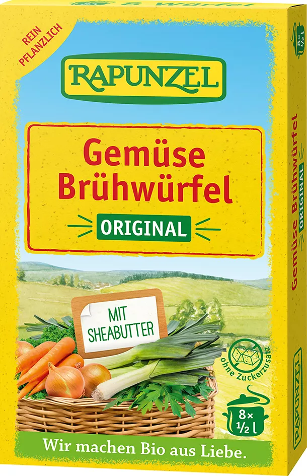 Bio zeleninový vývar v kostce Rapunzel
