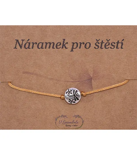 Šňůrkový náramek - Vážky