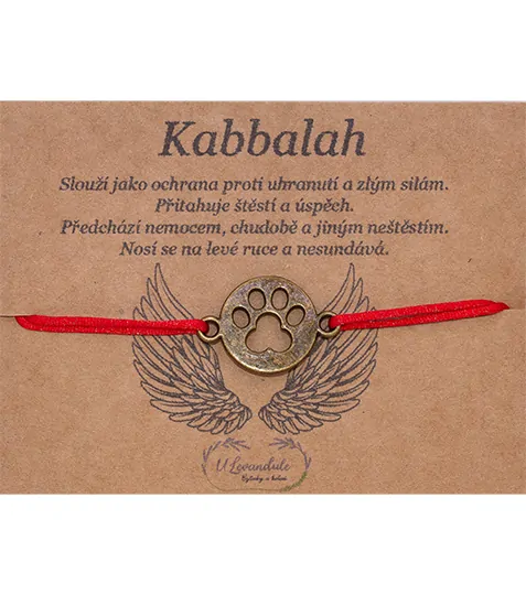 Kabbalah - Psí tlapka bronzová