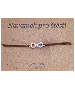 Šňůrkový náramek - Nekonečno