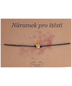 Šňůrkový náramek - Korunka