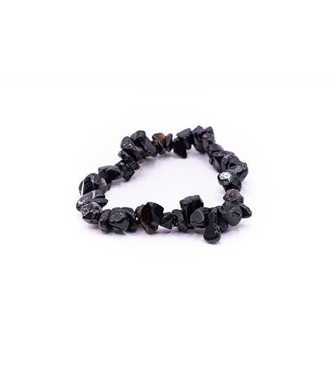 Náramek z minerálních zlomků - Onyx