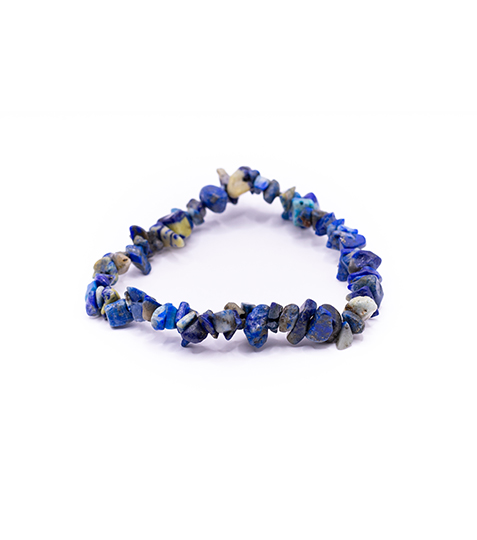 Náramek z minerálních zlomků - Lapis Lazuli