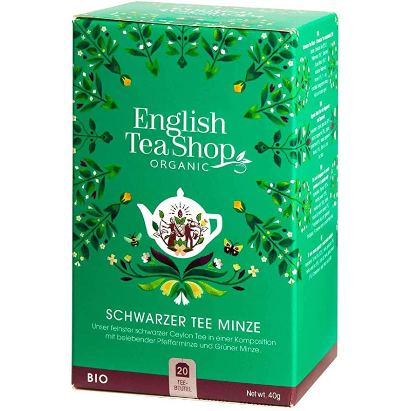 Černý čaj s mátou