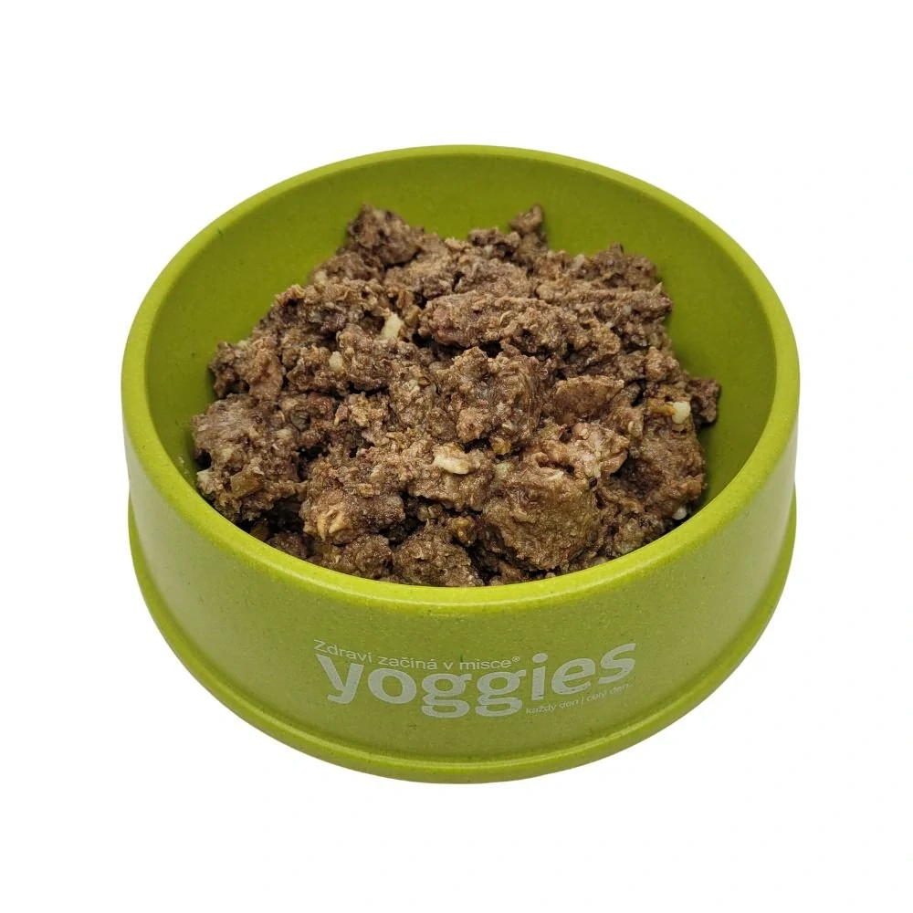 150g Yoggies Vařená potrava pro psy – hovězí maso s quinoou