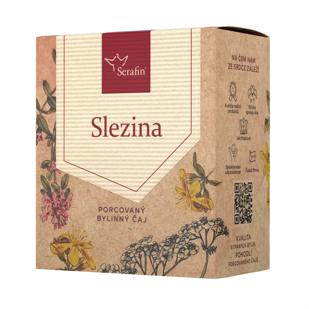 Slezina - porcovaný čaj