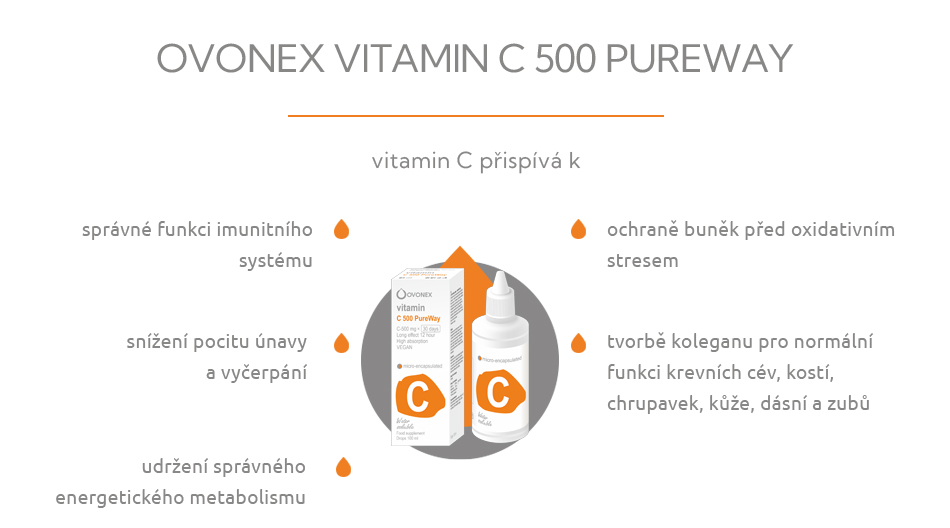 Ovonex - vitamin C 500 PureWay 100 ml