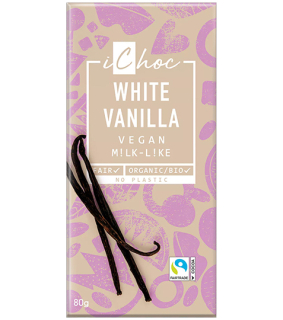 Čokoláda bílá s vanilkou BIO - vegan