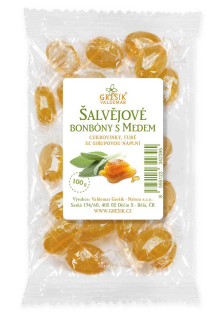 Šalvějové s medem bonbóny