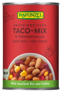 Bio směs fazolí sterilovaná Taco-Mix