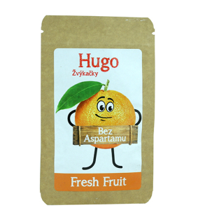 Hugo - Žvýkačky Fresh Fruit bez aspartamu