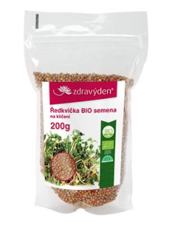 Ředkvička BIO – semena na klíčení