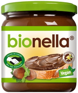 Bio nugátová vegan pomazánka Bionella Rapunzel