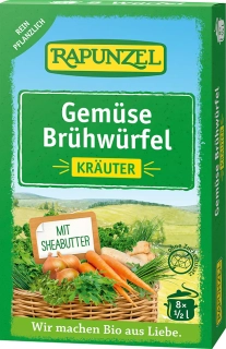 Bio zeleninový vývar bylinkový v kostce Rapunzel