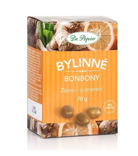 Bonbony Zázvor – pomeranč