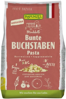 Bio písmenka semolina barevná RAPUNZEL