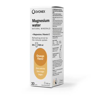 Ovonex - Magnesium water Orange 20 x 500 ml