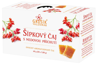 Šípkový čaj s medovou příchutí
